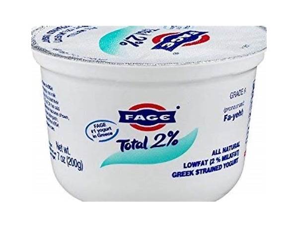 2% milk lowfat greek strained yogurt food facts